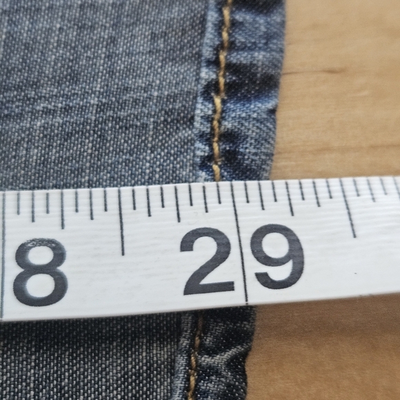 Anthropologie Cloth & Stone Chambray Split Shirttail Blue Button Up Size Medium - Picture 11 of 14